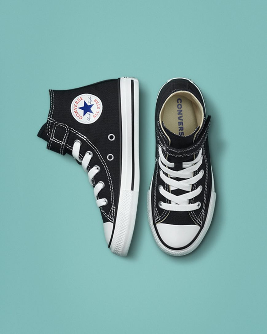 Dívčí Boty Vysoké Converse Chuck Taylor All Star Easy-On Černé Béžový Bílé | CZ YDPZ39